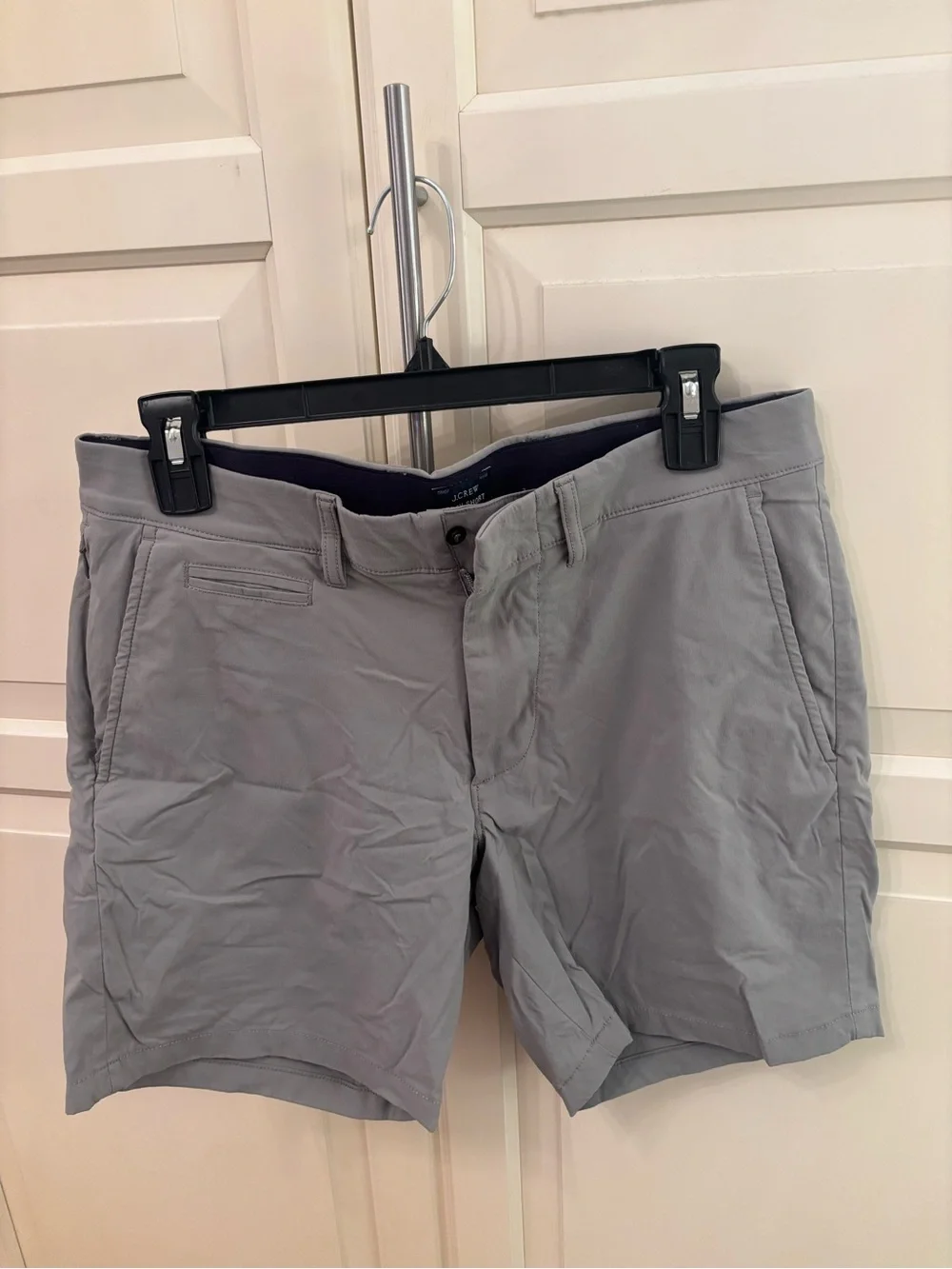 J.Crew Tech Shorts Men’s 30 Gray 7” Stretch Performance Lightweight